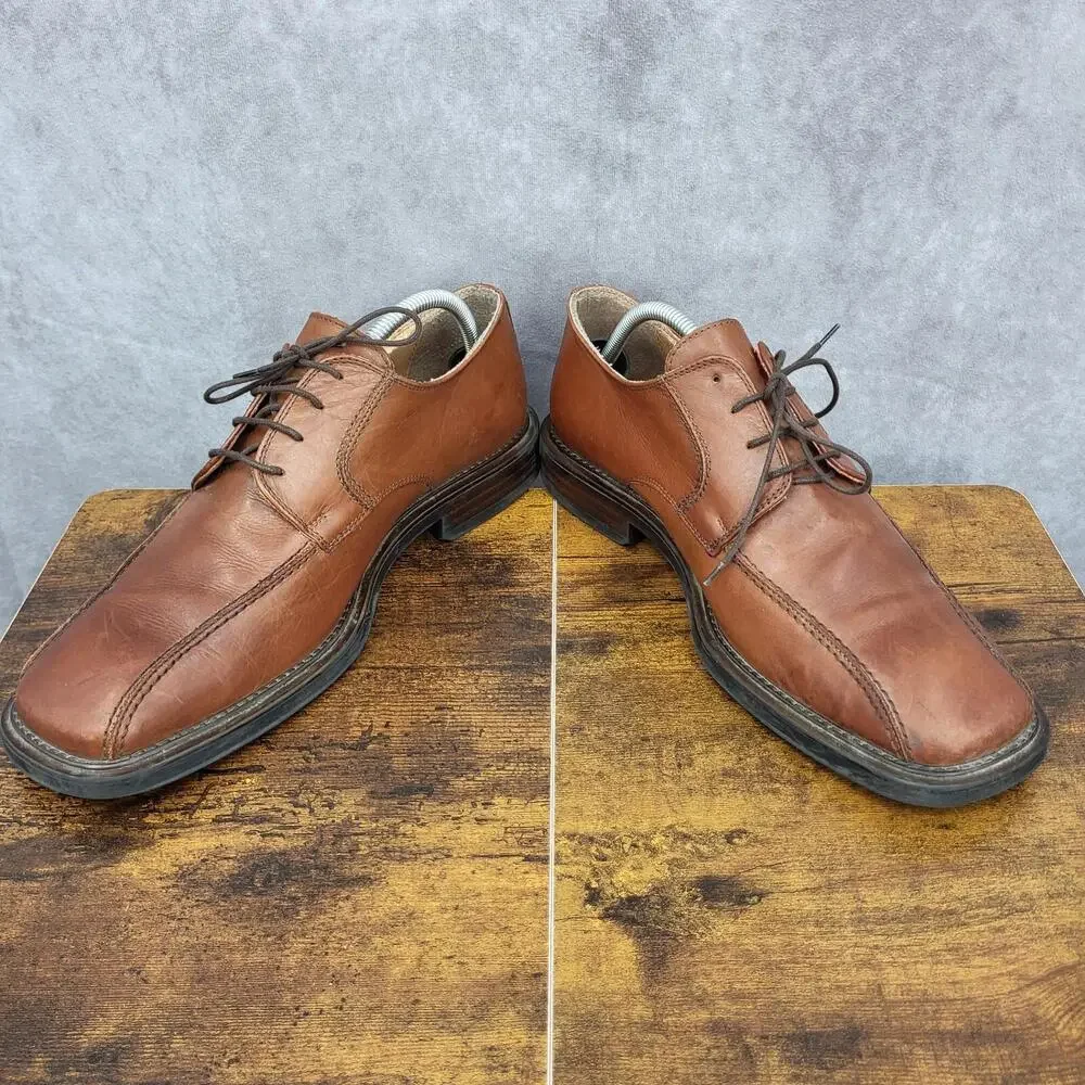 London Underground Oxford‎ Shoes Mens 10.5 M Brown Leather Square Toe Peyton